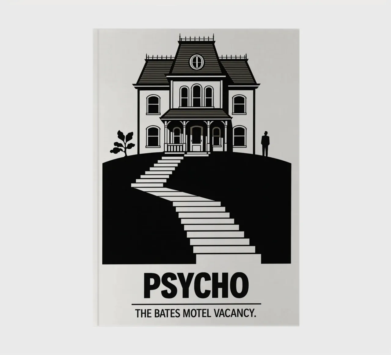 Psycho Print notebook by MoviesArt