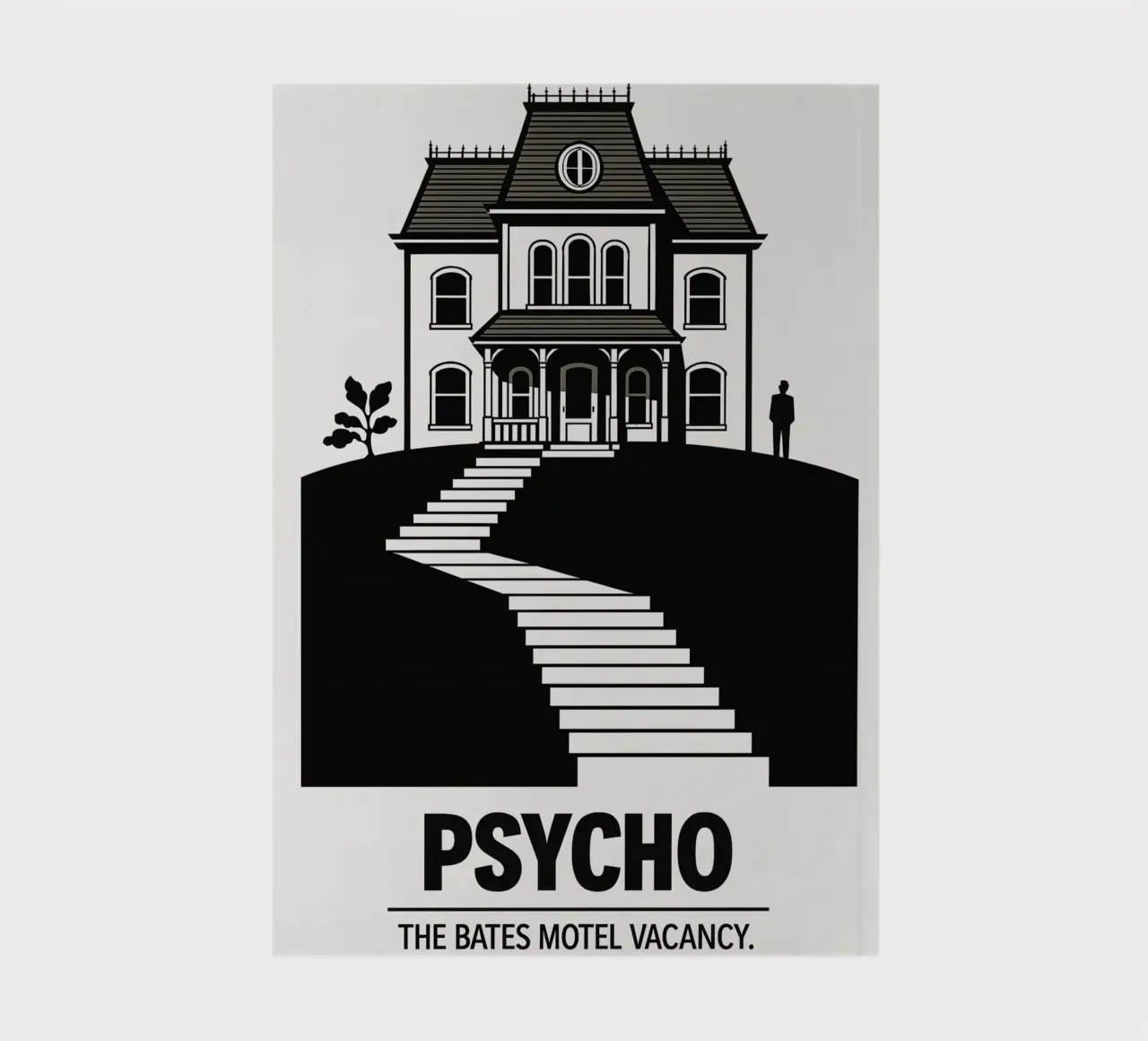 Psycho Print notebook by MoviesArt