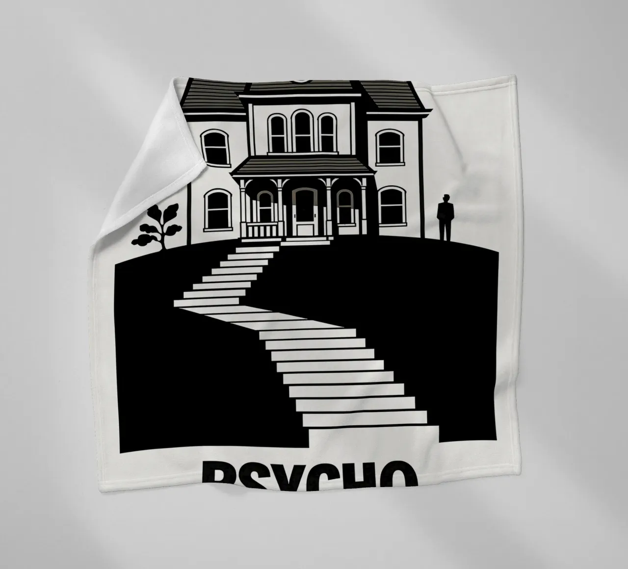Psycho Print coperta in pile da MoviesArt