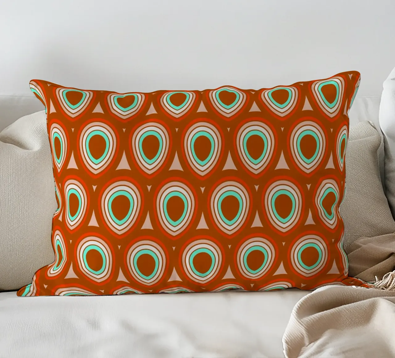 Peacock Boho Chili Menta cuscino da SilverPegasus