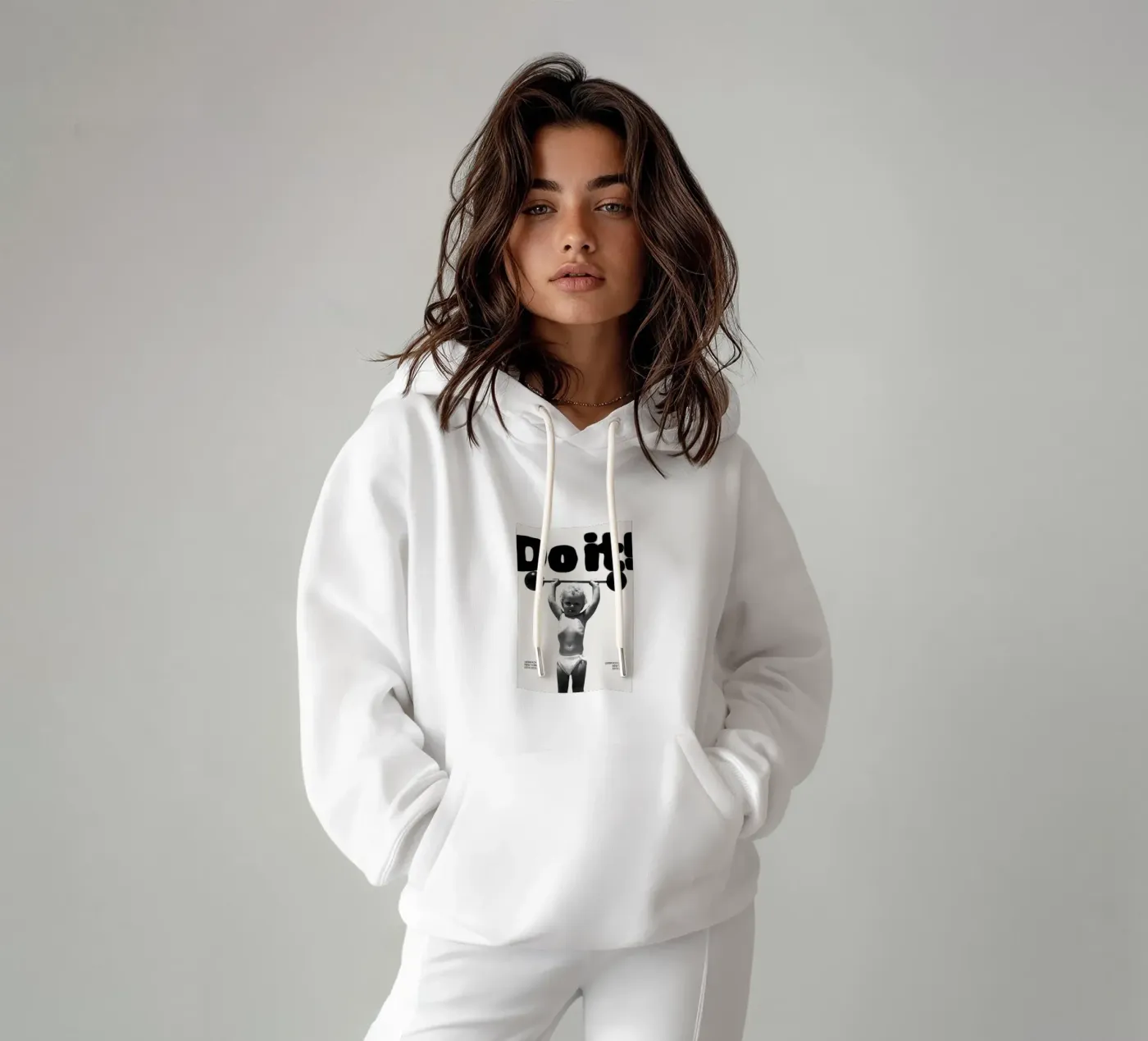 DO IT felpa con cappuccio da SMRT STUDIO