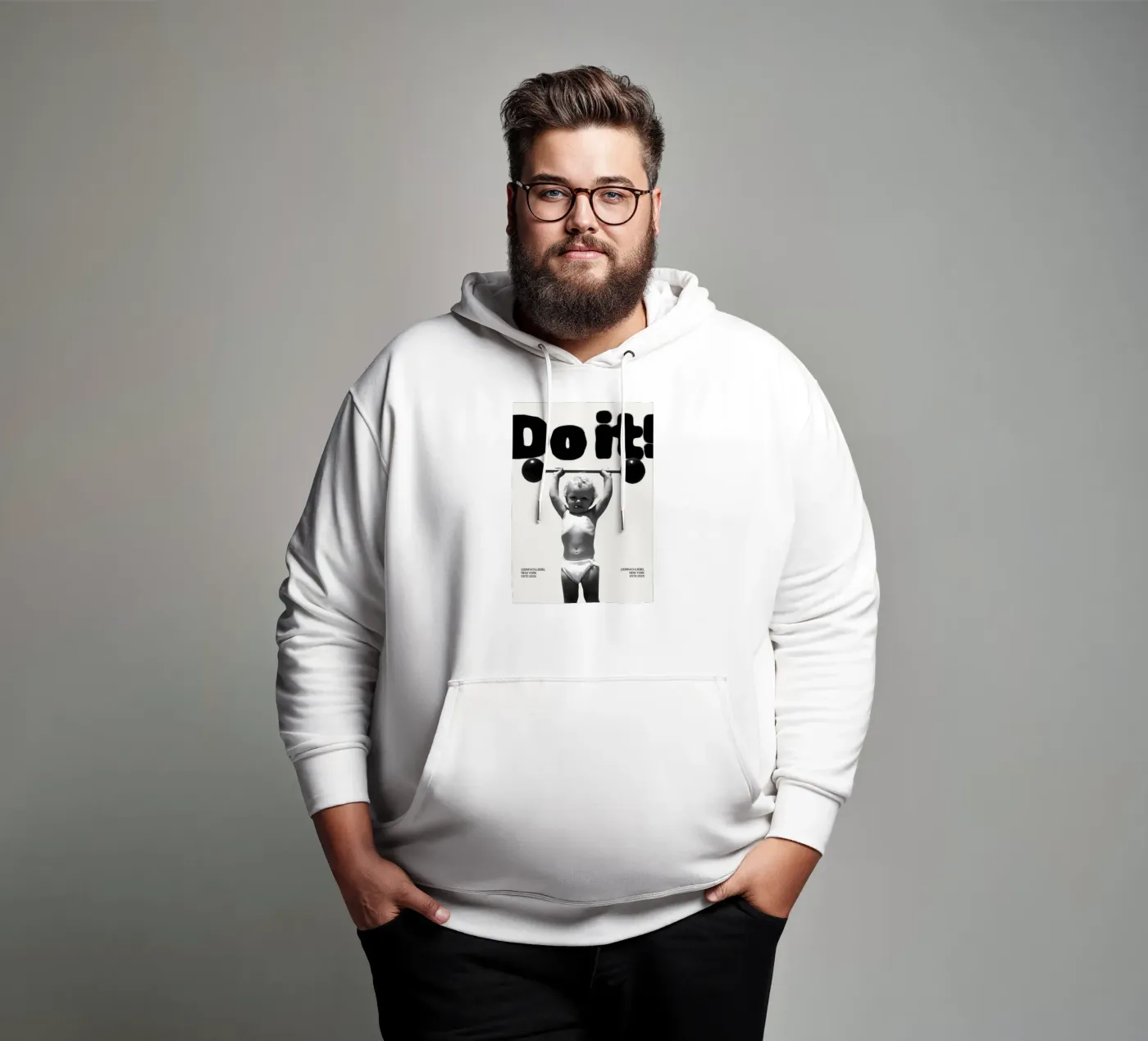 DO IT felpa con cappuccio da SMRT STUDIO