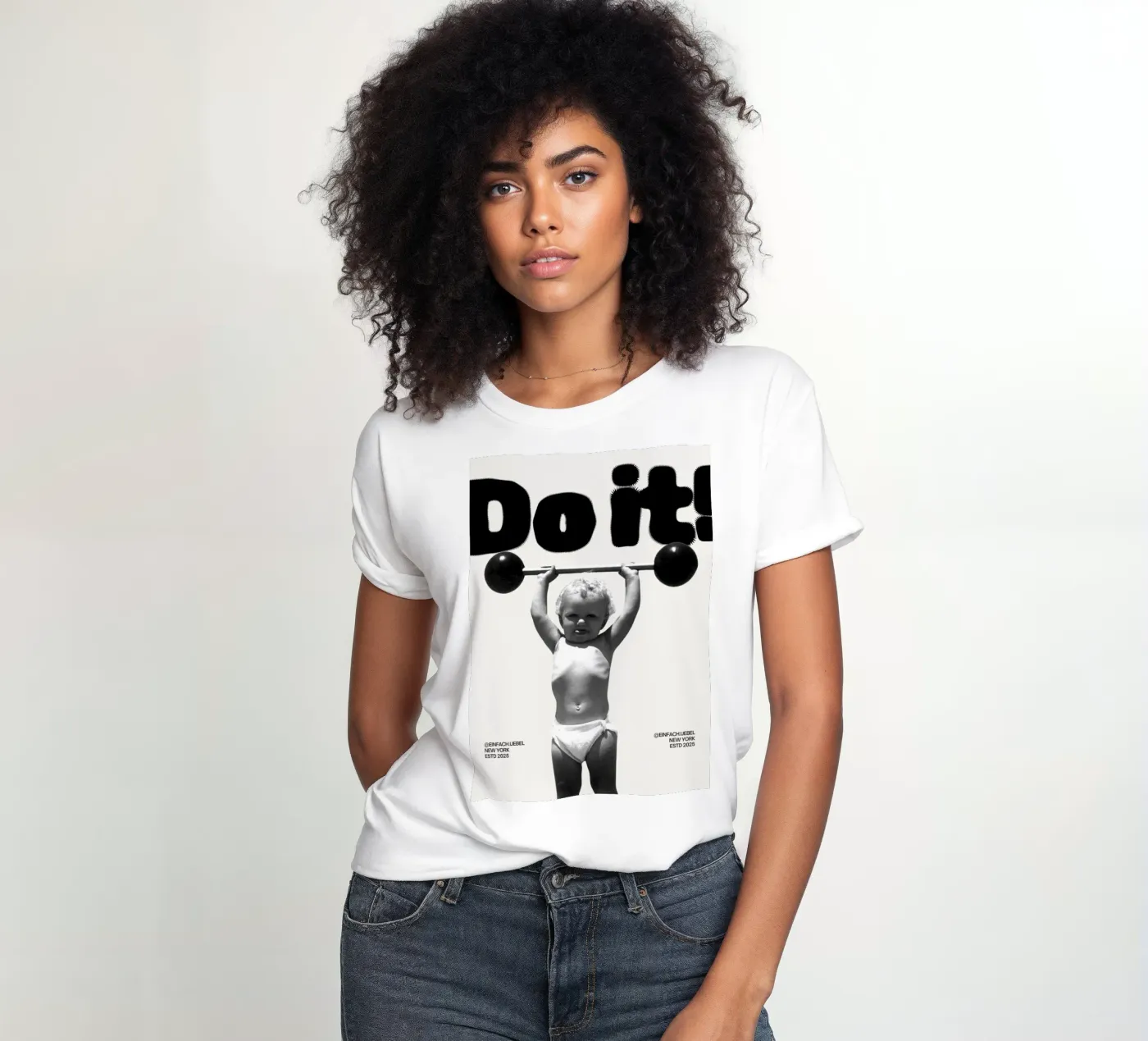DO IT t-shirt da donna da SMRT STUDIO
