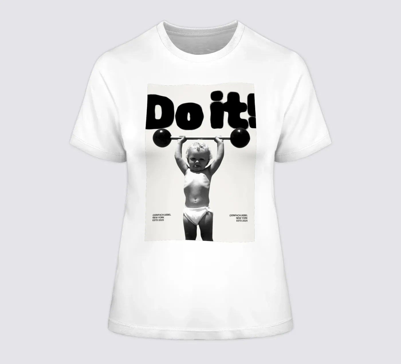 DO IT t-shirt da donna da SMRT STUDIO