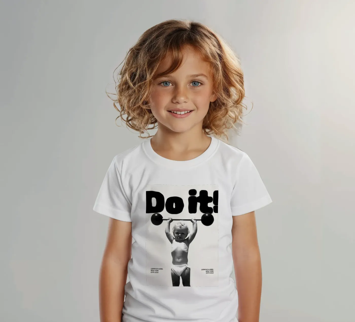 DO IT t-shirt bambini da SMRT STUDIO
