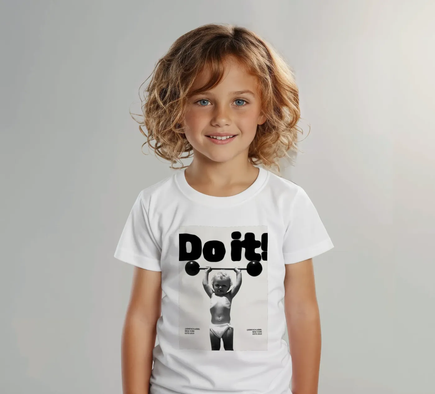 DO IT kinder t-shirt van SMRT STUDIO