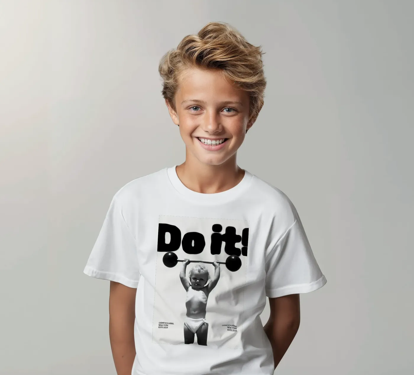 DO IT kinder t-shirt van SMRT STUDIO