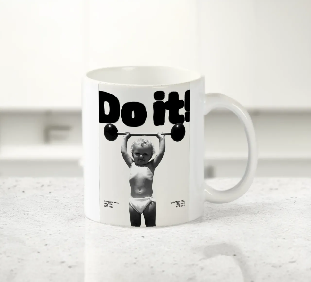 DO IT tazza in ceramica da Einfach Uebel