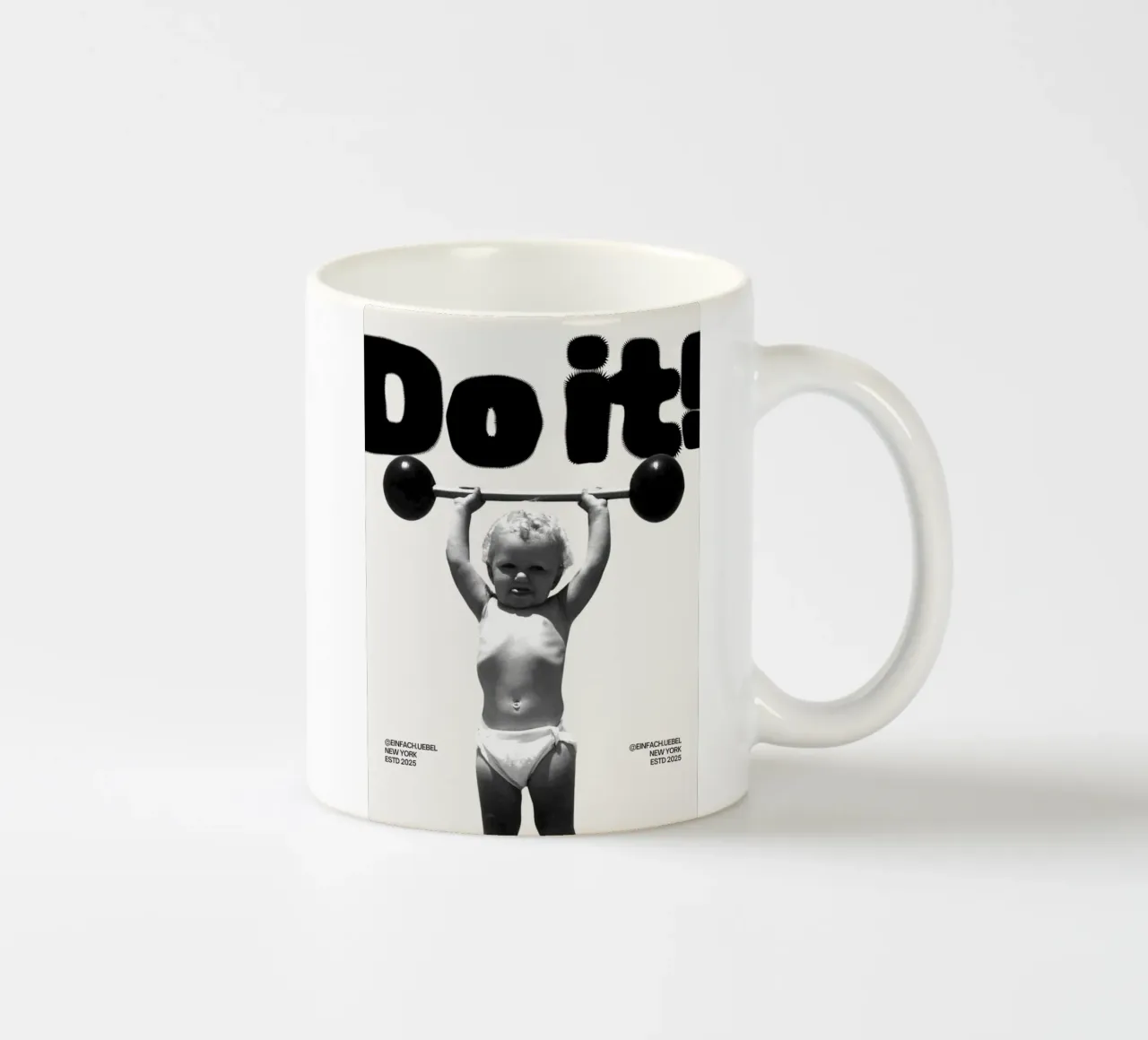 DO IT tazza in ceramica da Einfach Uebel