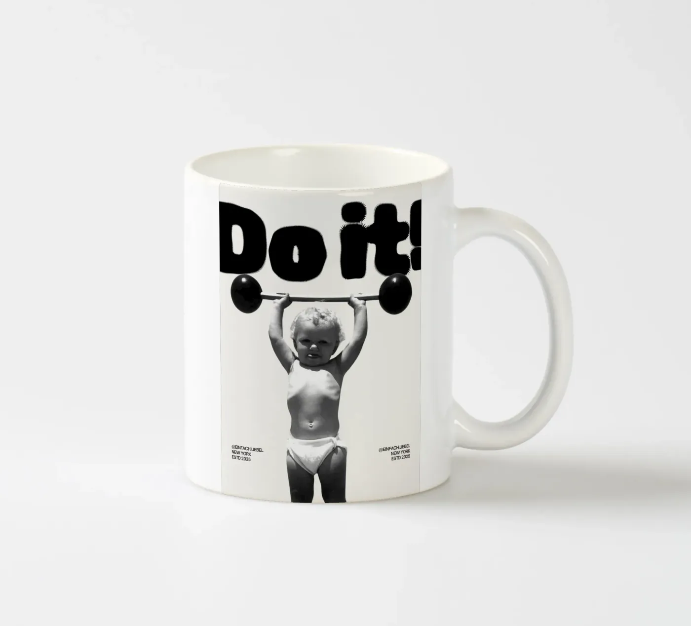 DO IT ceramic mug by SMRT STUDIO