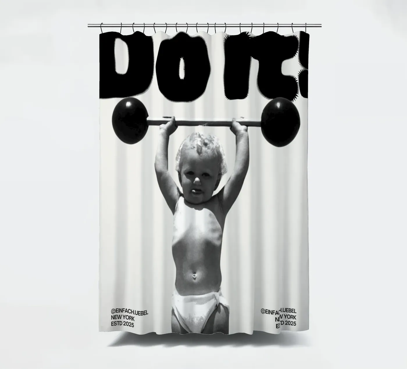 DO IT Duschvorhang von SMRT STUDIO