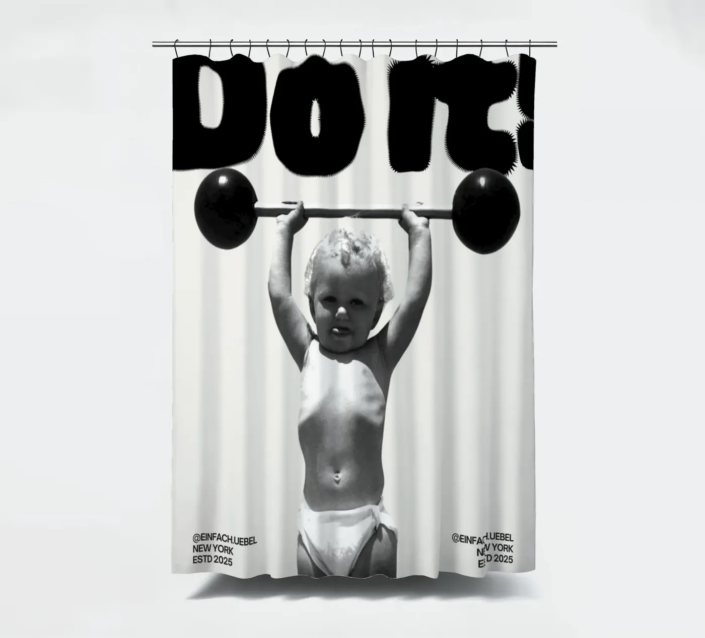 DO IT Duschvorhang von SMRT STUDIO