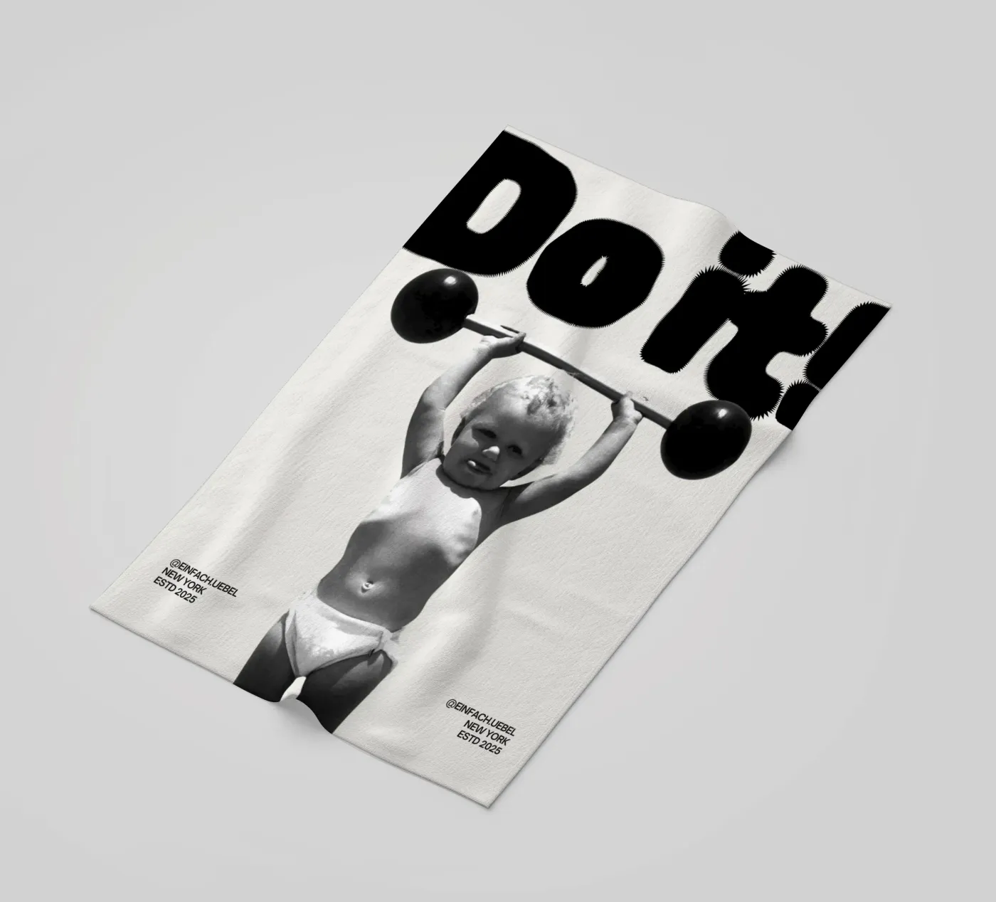 DO IT strandhanddoek van SMRT STUDIO
