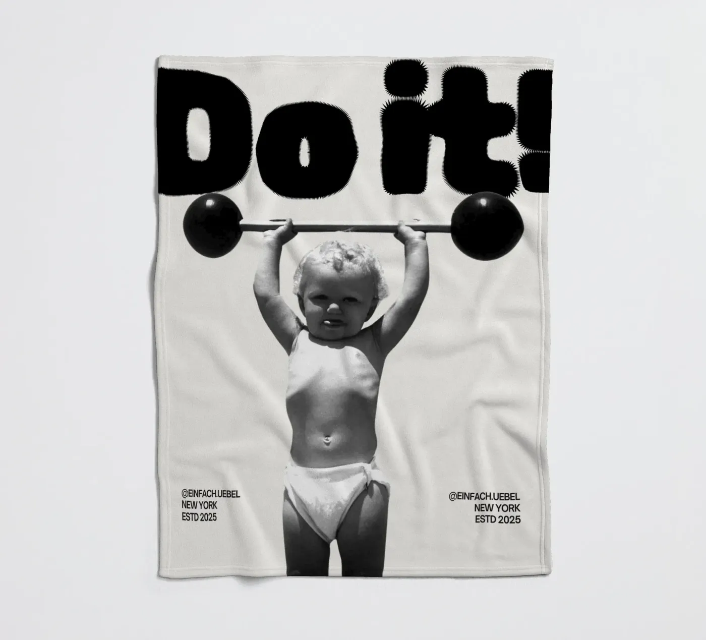 DO IT fleecedeken van SMRT STUDIO