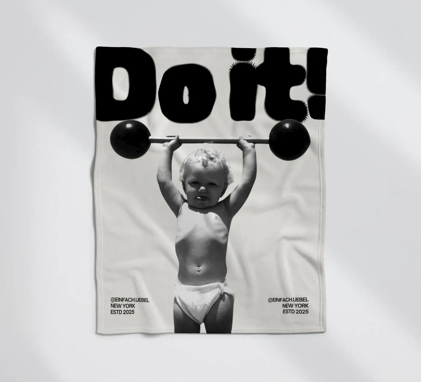 DO IT fleecedeken van SMRT STUDIO