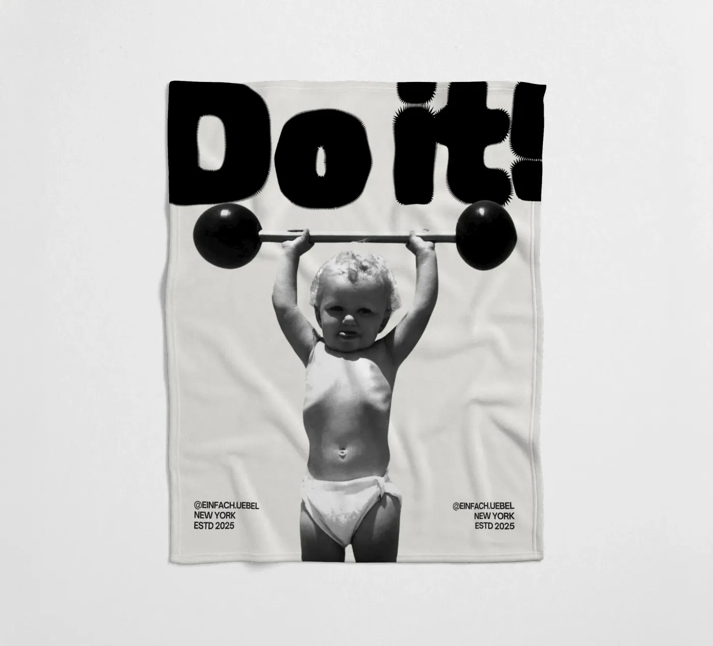 DO IT fleecedeken van SMRT STUDIO