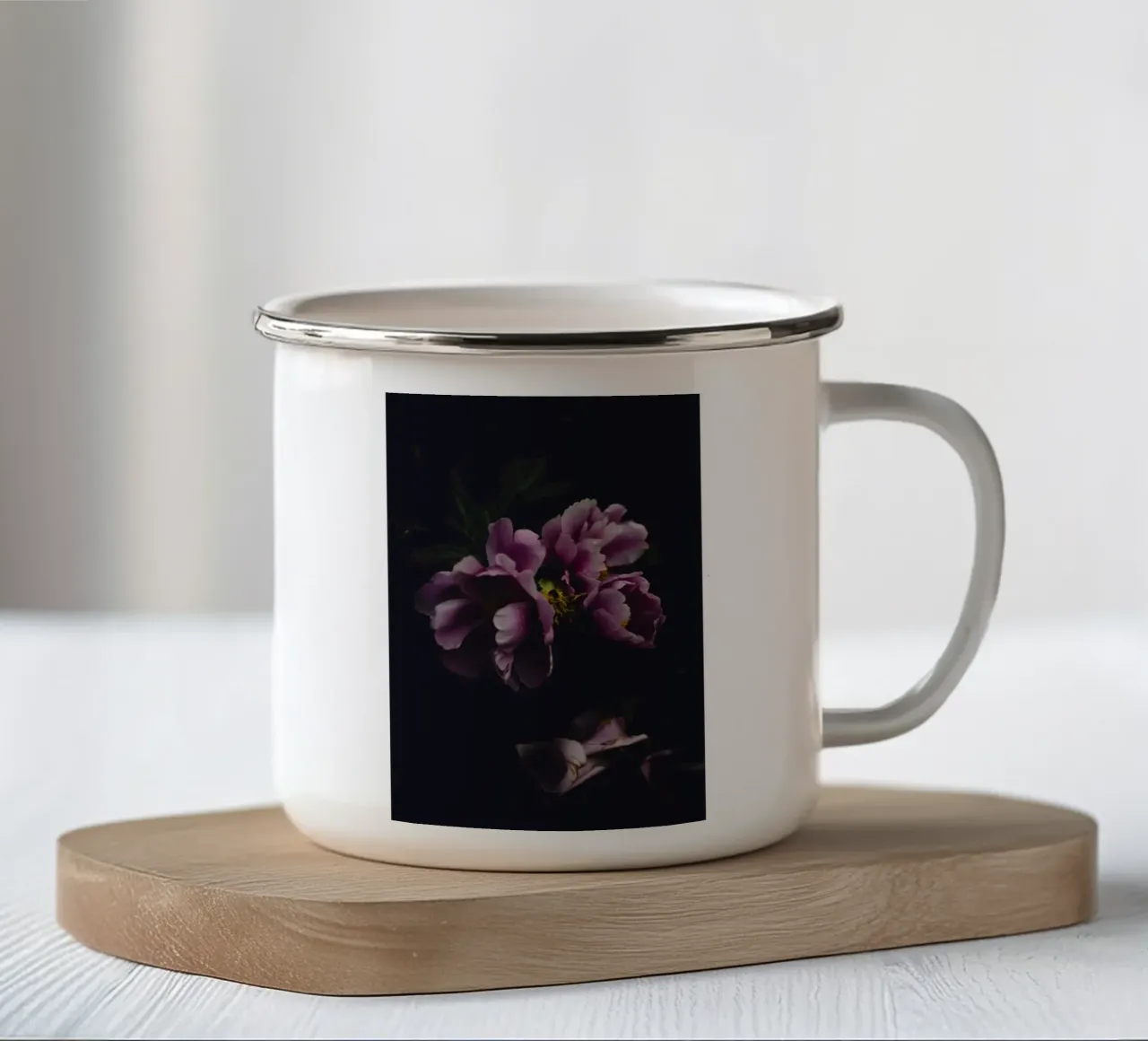 Peonia #1 tazza in smalto da Jule Shnc