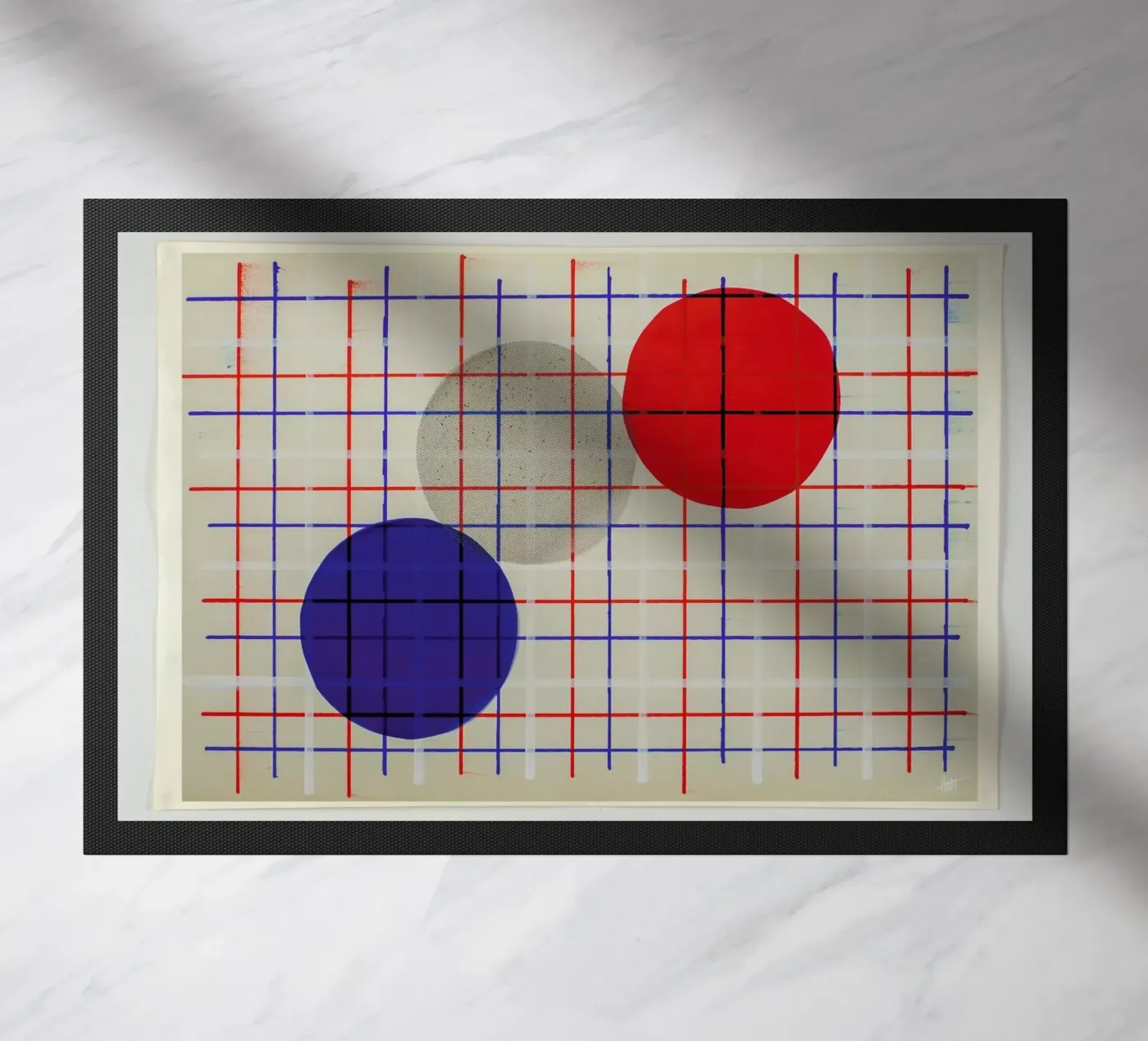 Interdependence 12 Fußmatte von Joachim Høst