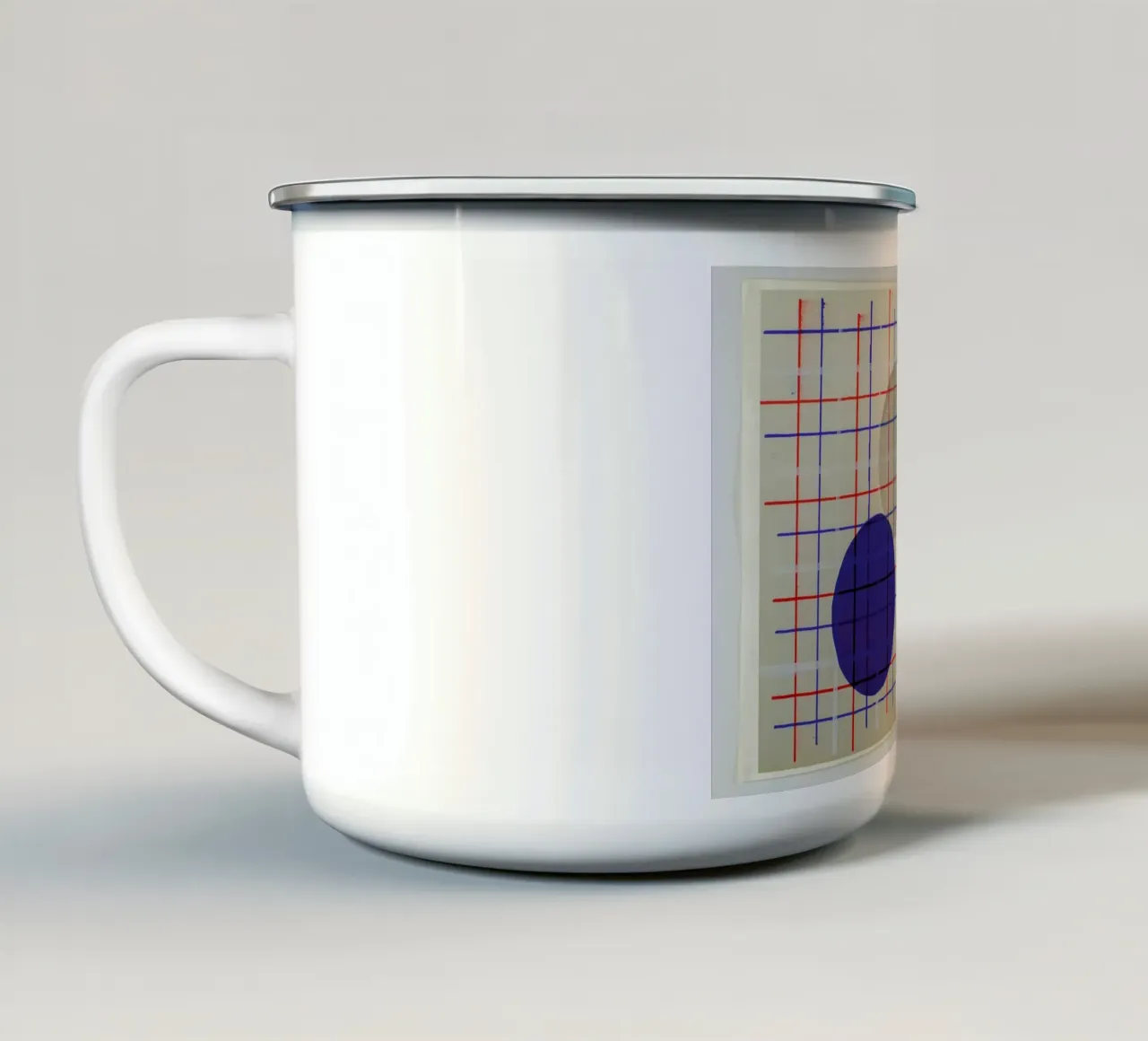 Interdependence 12 enamel mug by Joachim Høst