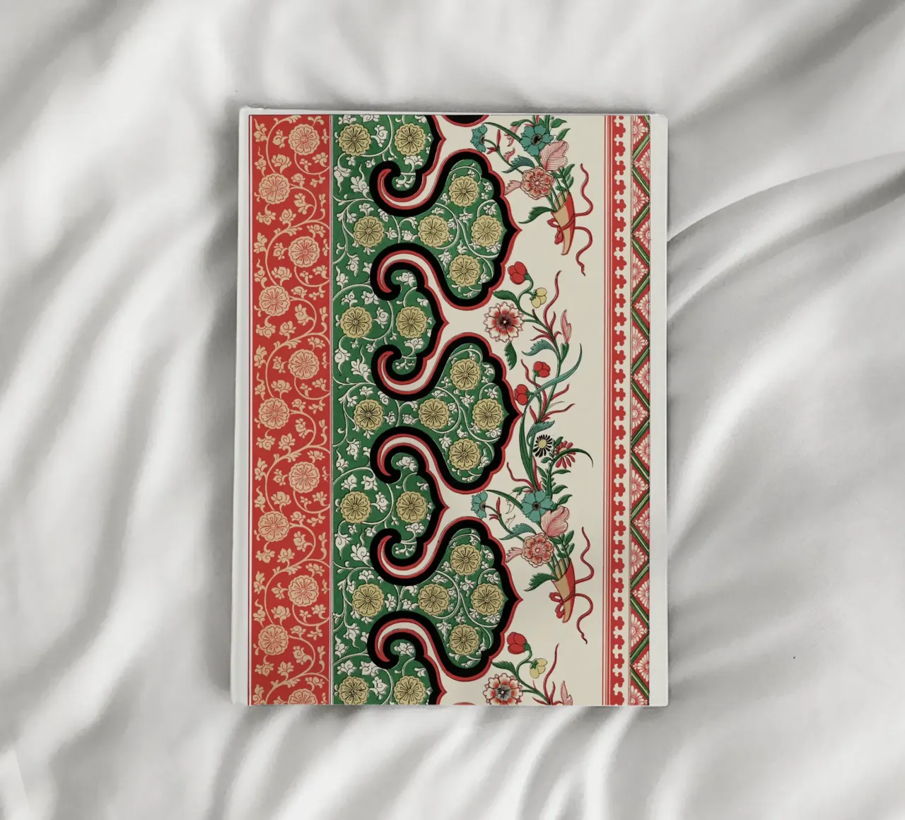 Owen Jones Chinese Botanical Design - Mughal Inspired Patter notebook by ClubArt