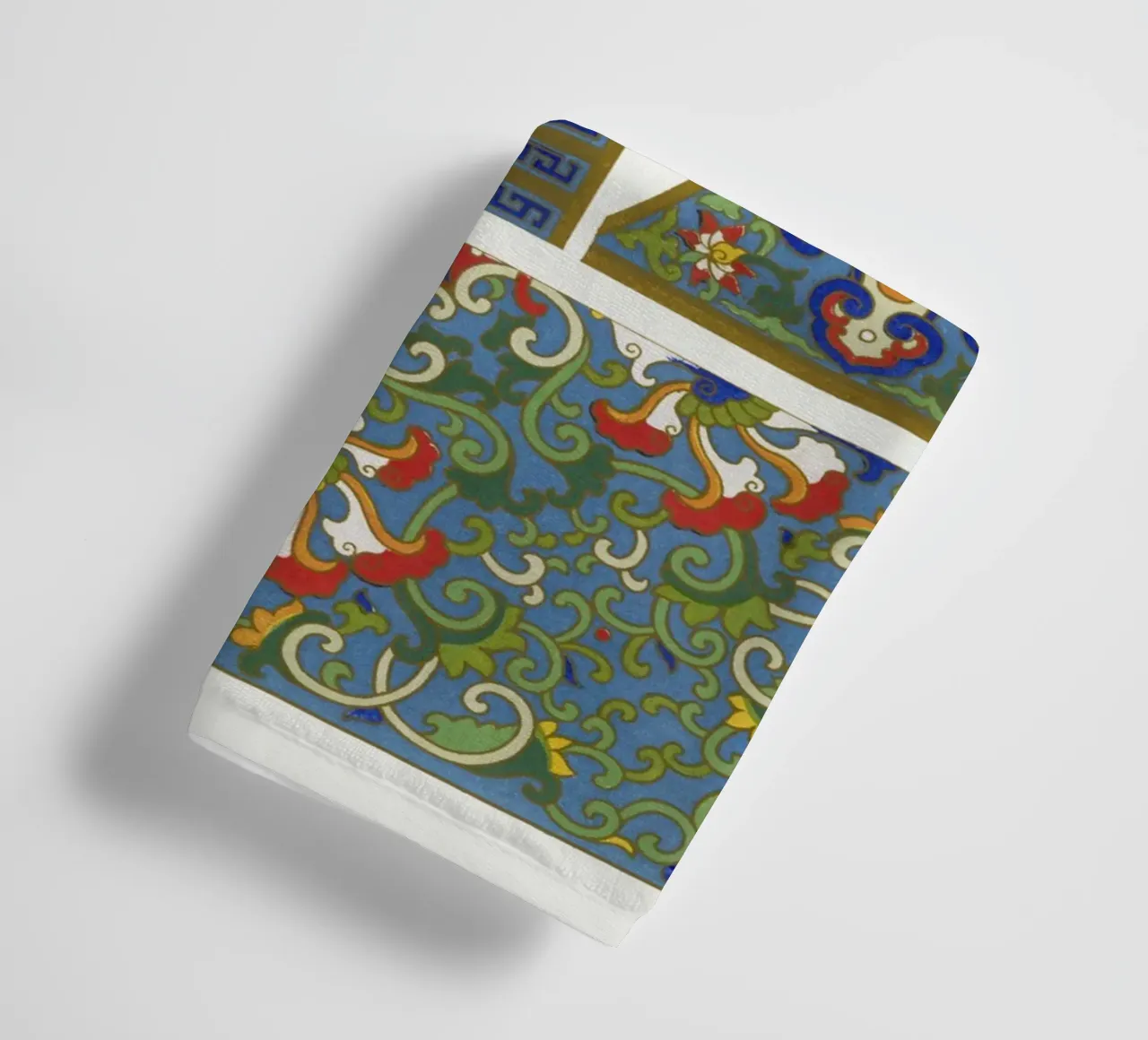 Owen Jones - Ancient Chinese Ornament Panel Set Print (Panneau d'ornements chinois anciens) serviette de bain de ClubArt