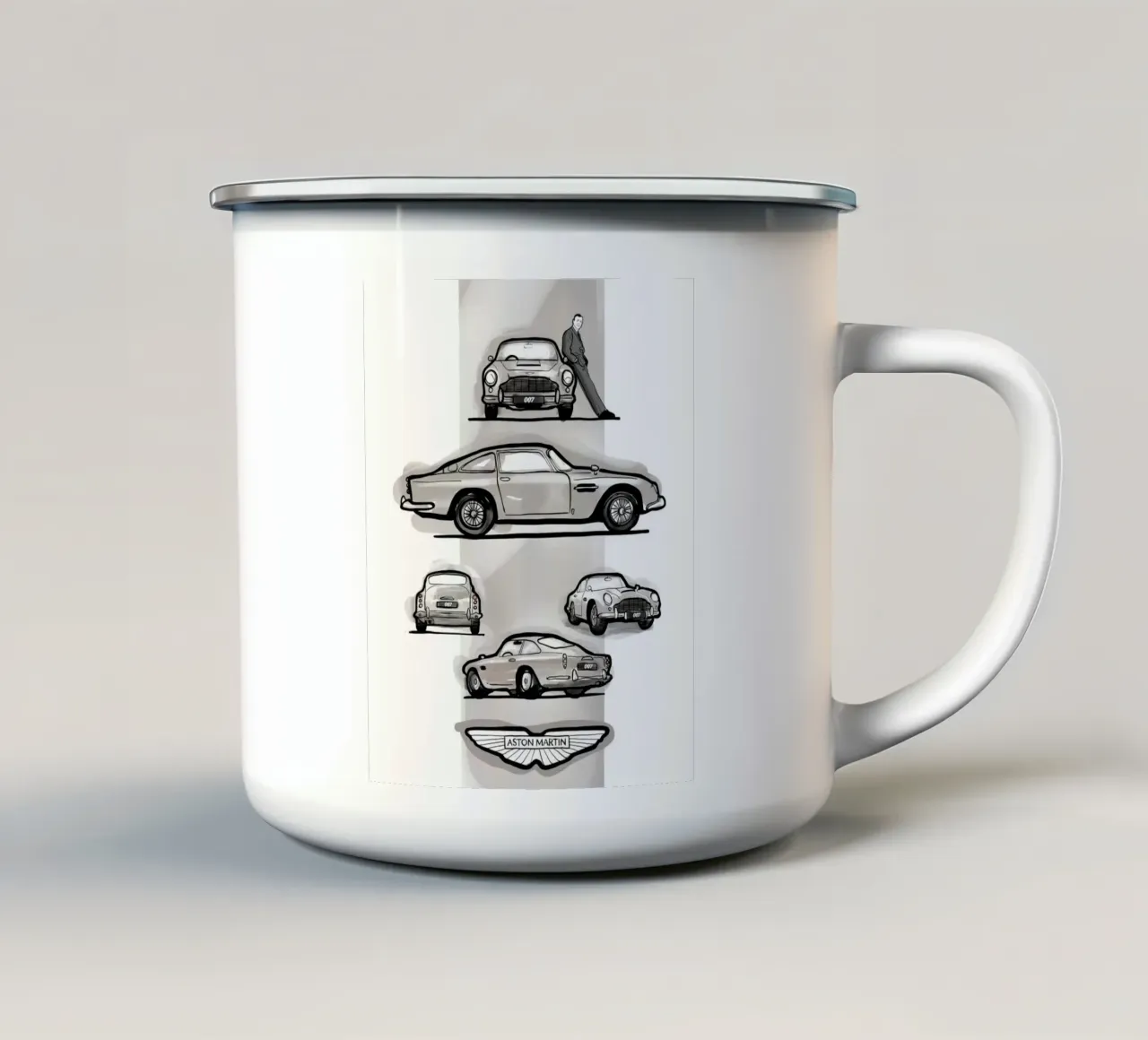 007 Car tazza in smalto da GrayPixel