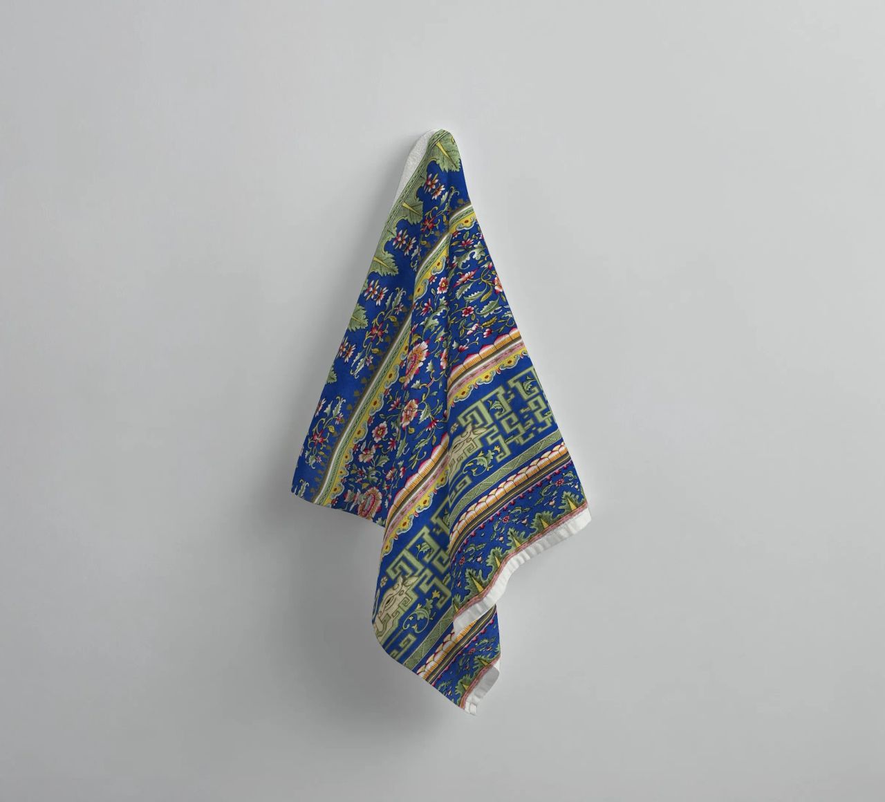 Owen Jones - Vibrant Chinese Floral & Geometric Patterns towel by ClubArt