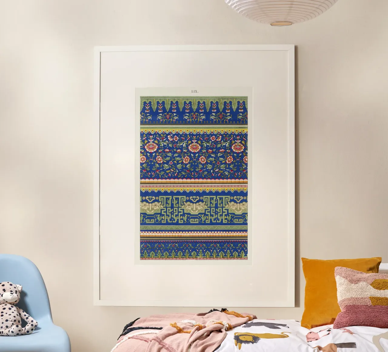 Owen Jones - Vibrant Chinese Floral & Geometric Patterns poster by ClubArt