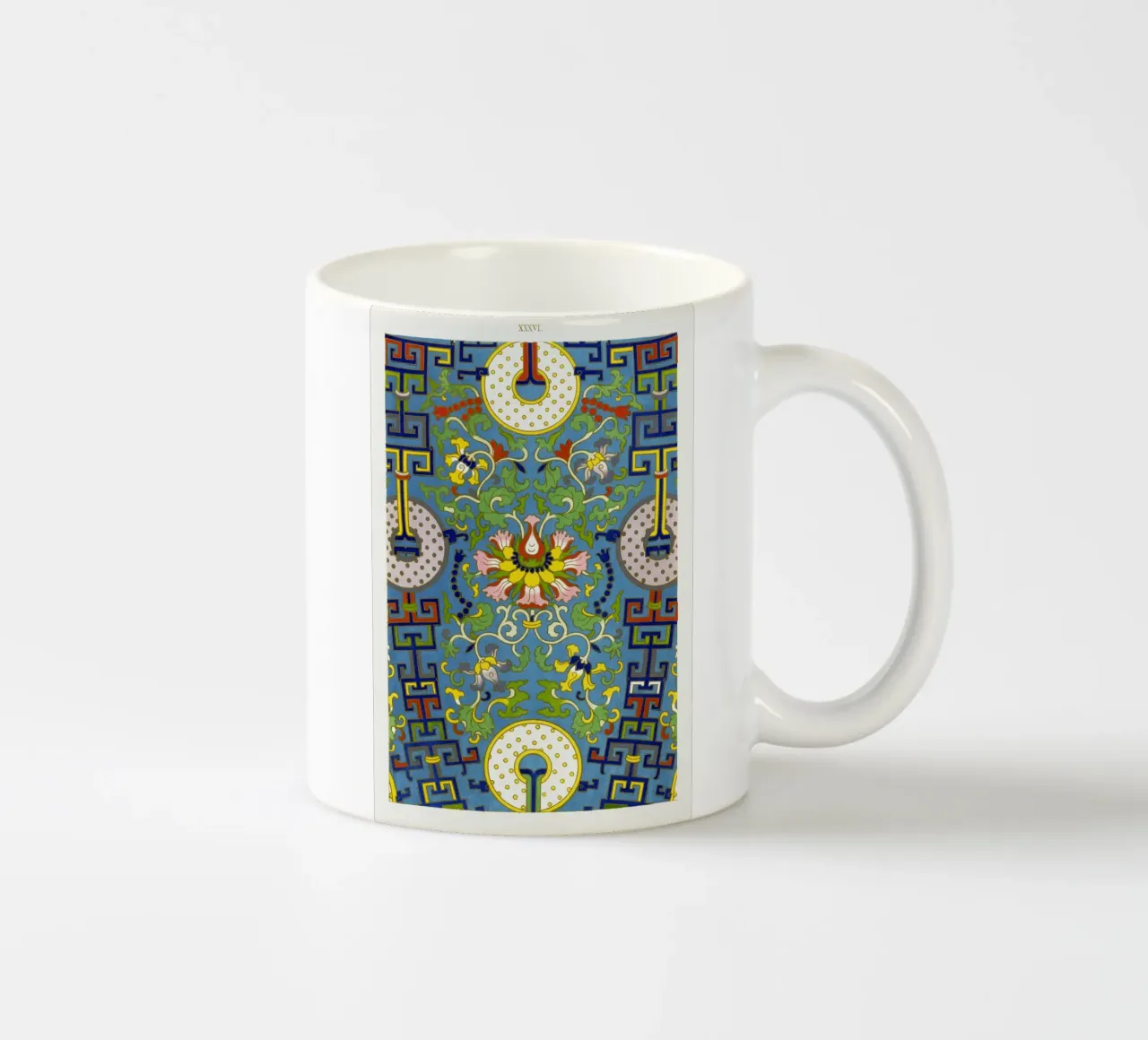 Owen Jones - Antico ornamento cinese con dischi Bi tazza in ceramica da ClubArt