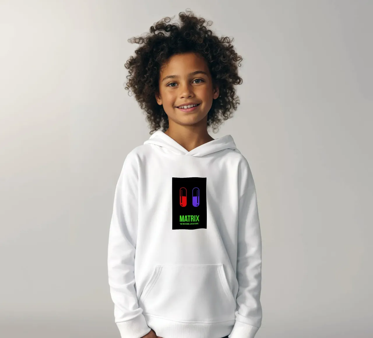 Matrix felpa bambino con cappuccio da Naxart