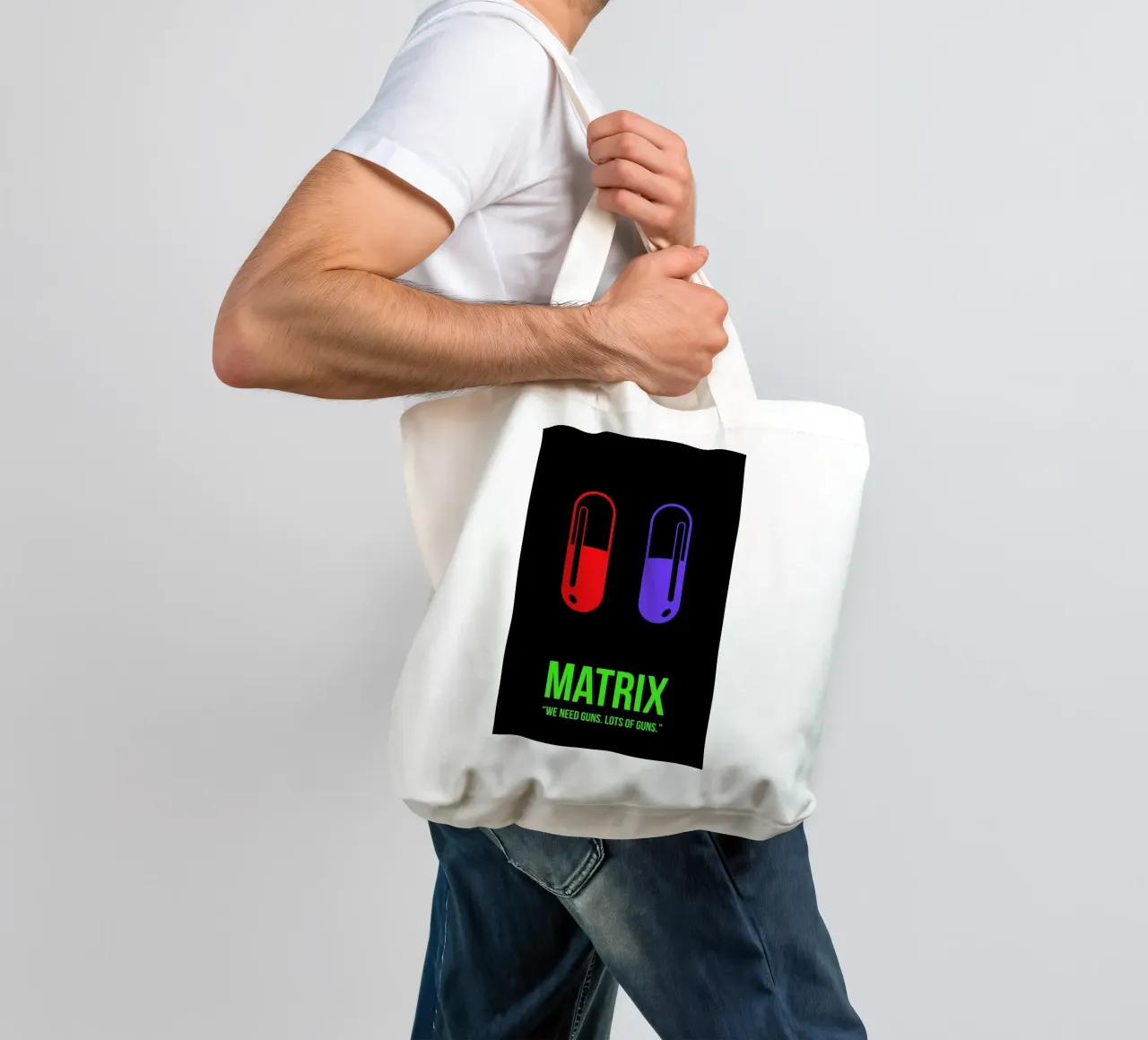Matrix borsa in juta da Naxart