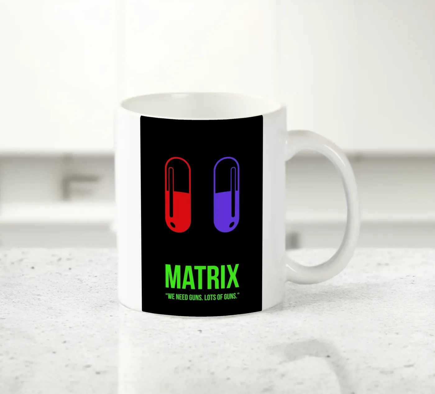 Matrix ceramic mug by Naxart