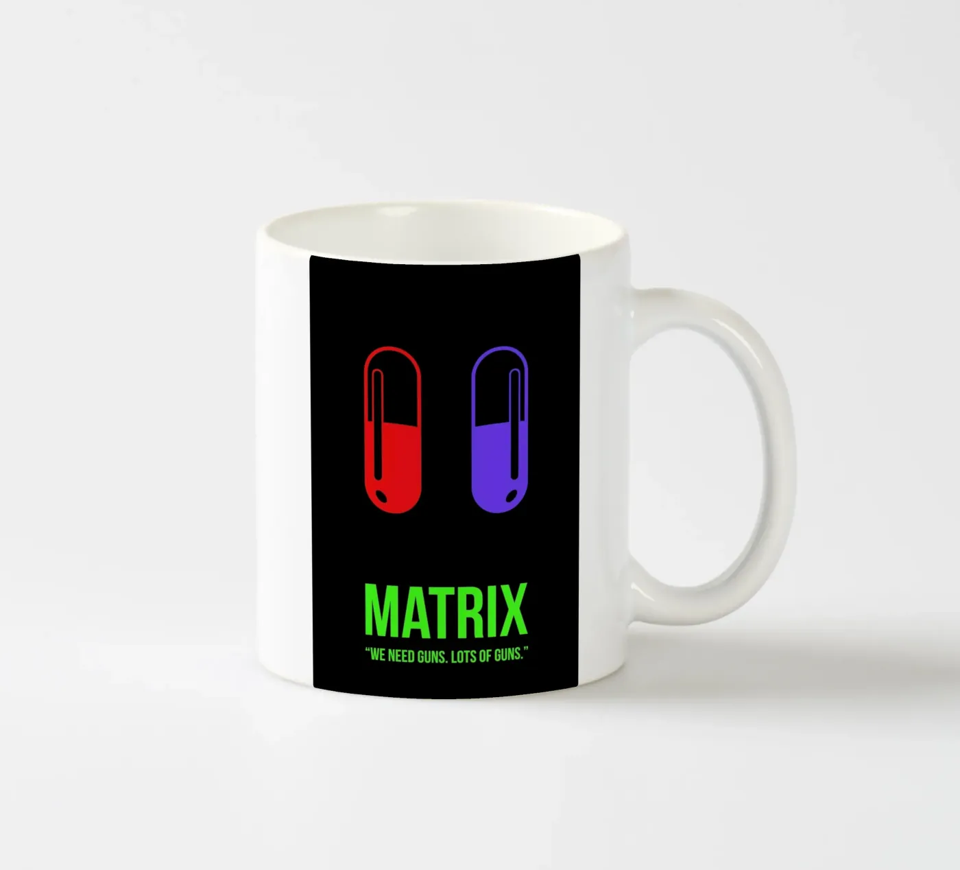 Matrix ceramic mug by Naxart