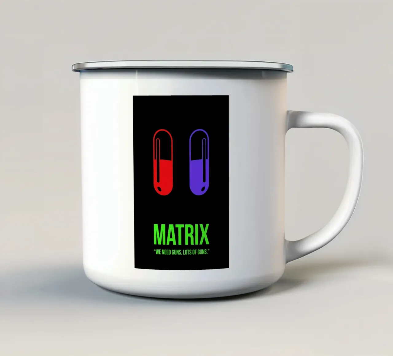 Matrix tazza in smalto da Naxart