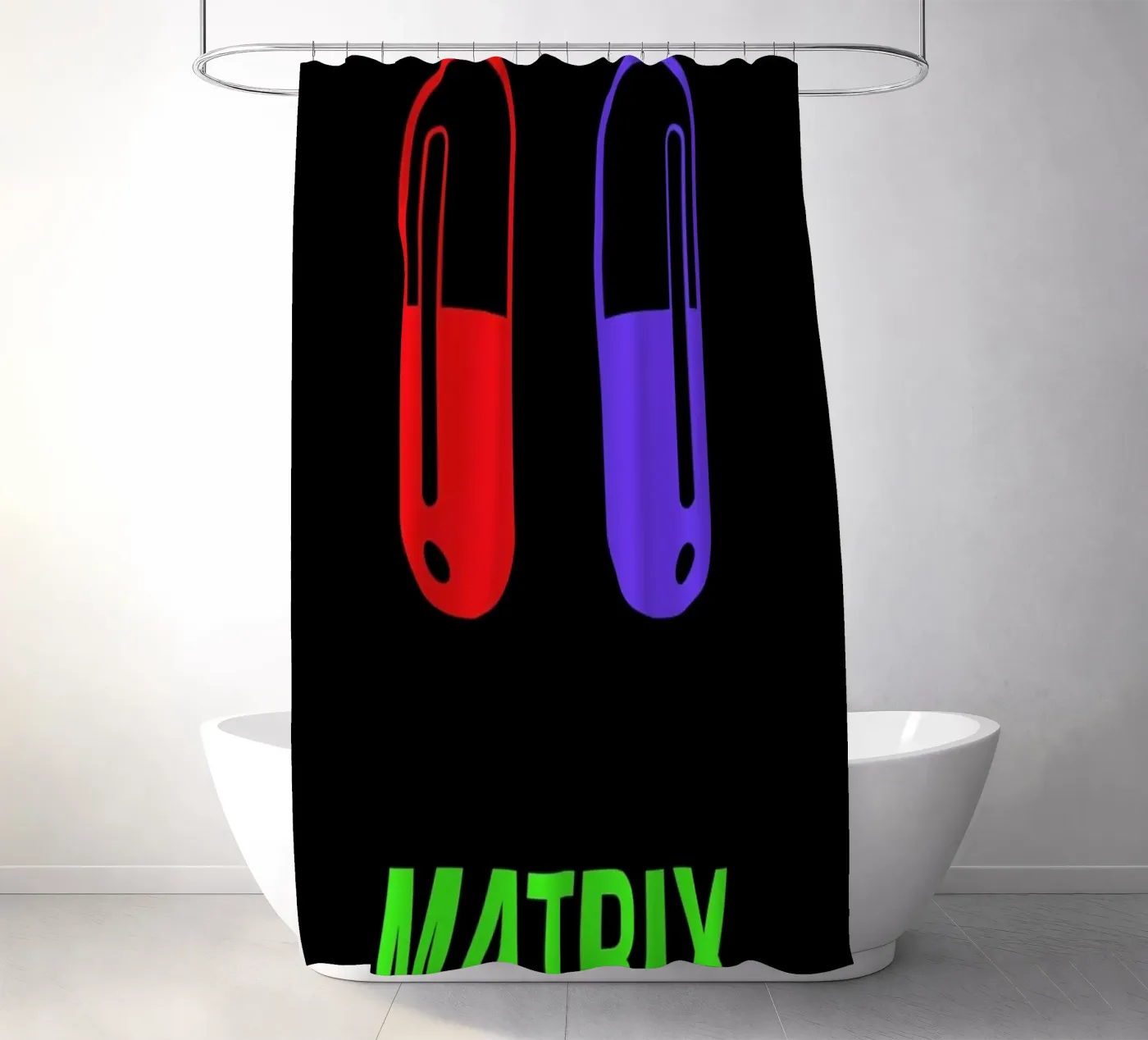 Matrix Duschvorhang von Naxart