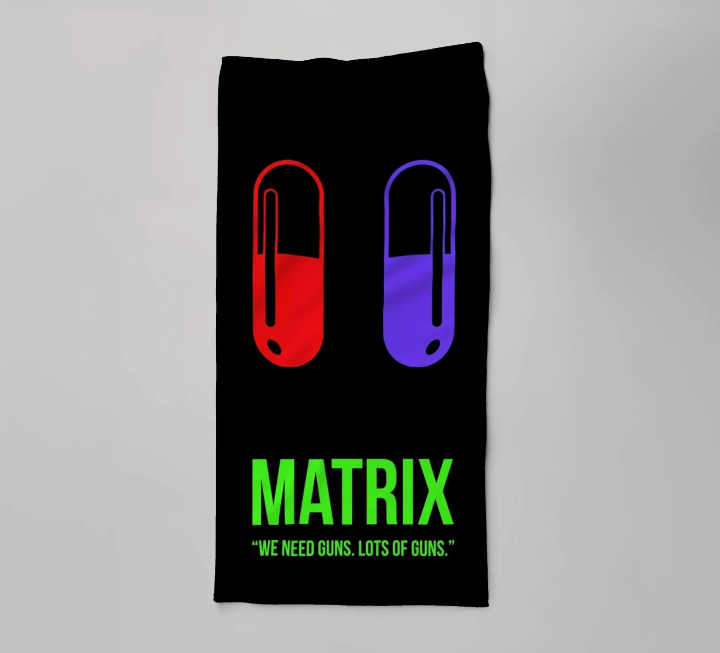 Matrix towel by Naxart