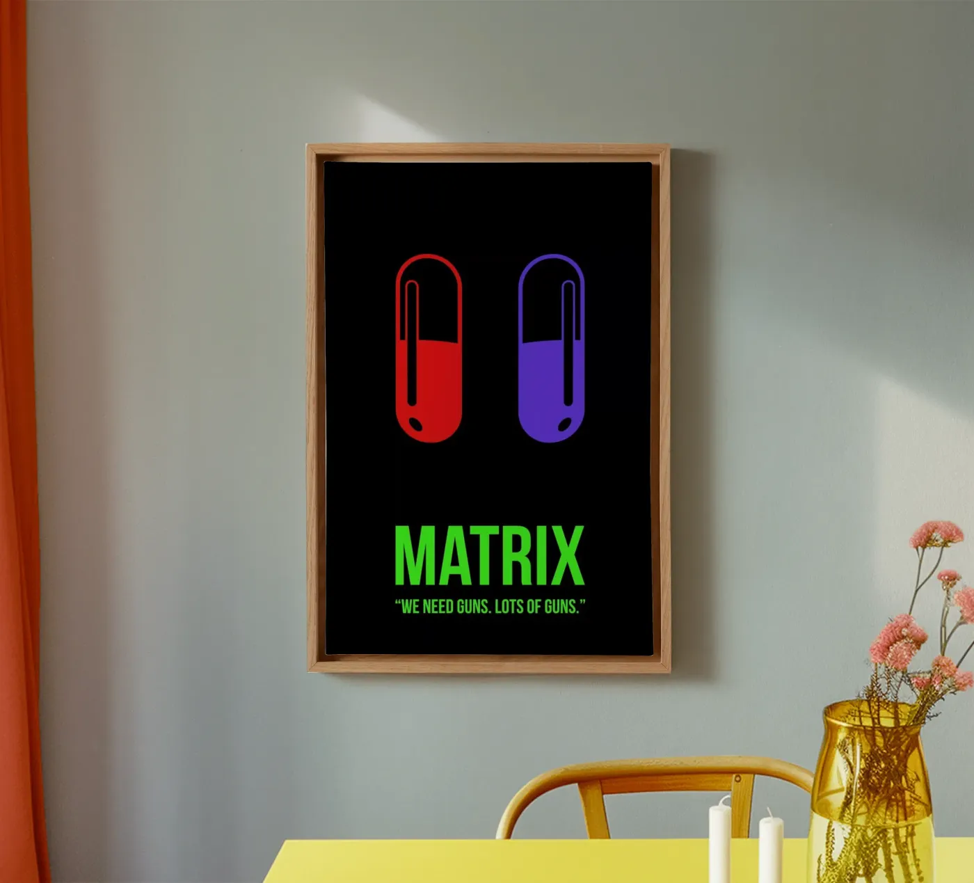 Matrix canvas van Naxart