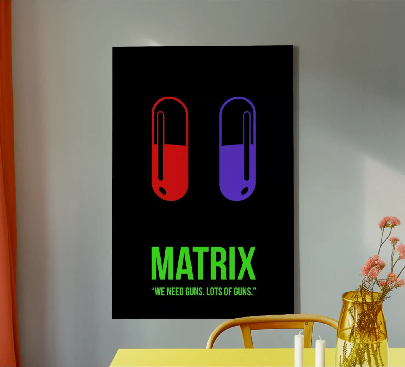 Matrix canvas van Naxart