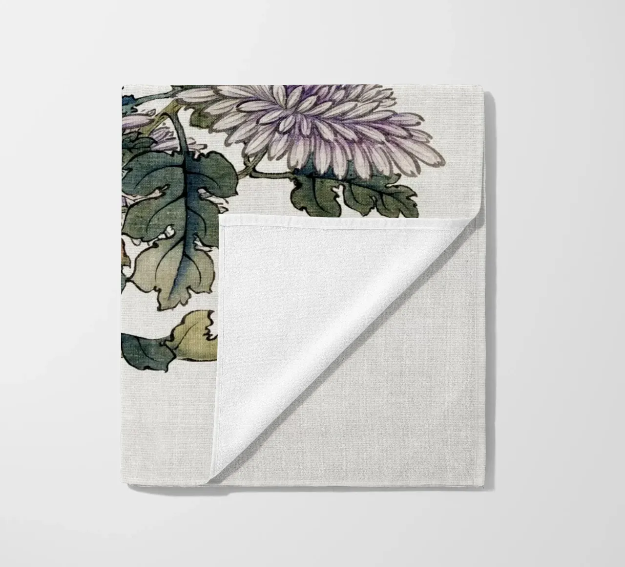 Hu Zhengyan Chrysanthemum - Stampa xilografica cinese d'epoca telo mare da ClubArt