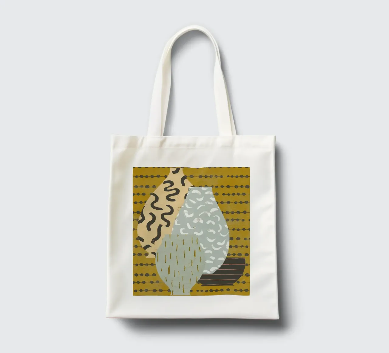 Pottery Poem No 07 borsa in juta da treechild