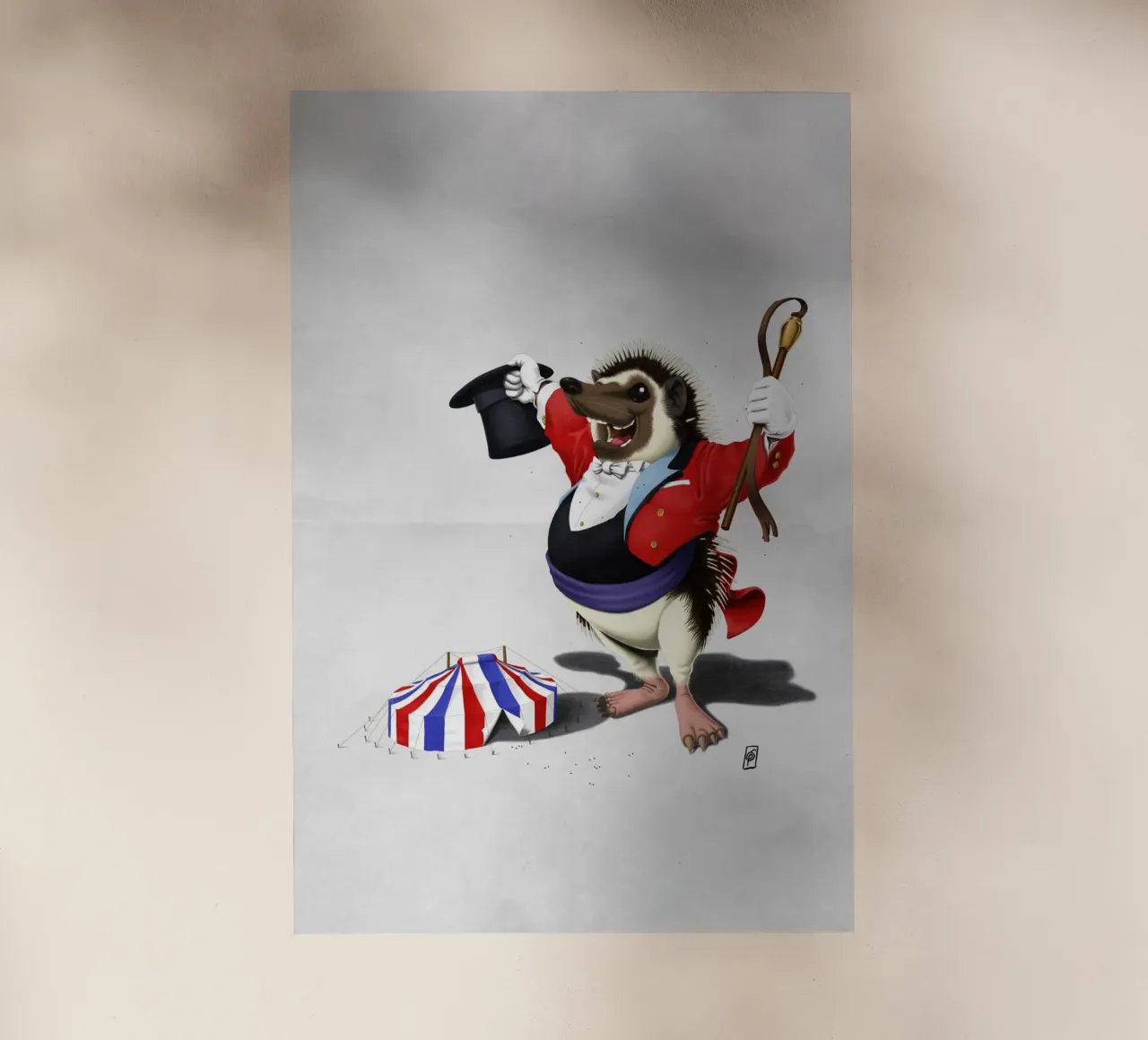 Itching to perform (Wordless) pellicola backlit da Rob Art | Illustration