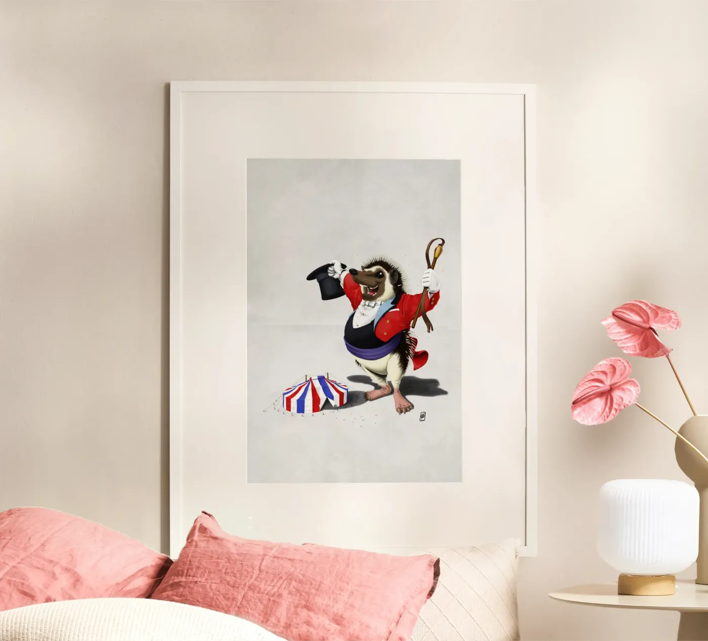 Itching to perform (Wordless) poster da Rob Art | Illustration