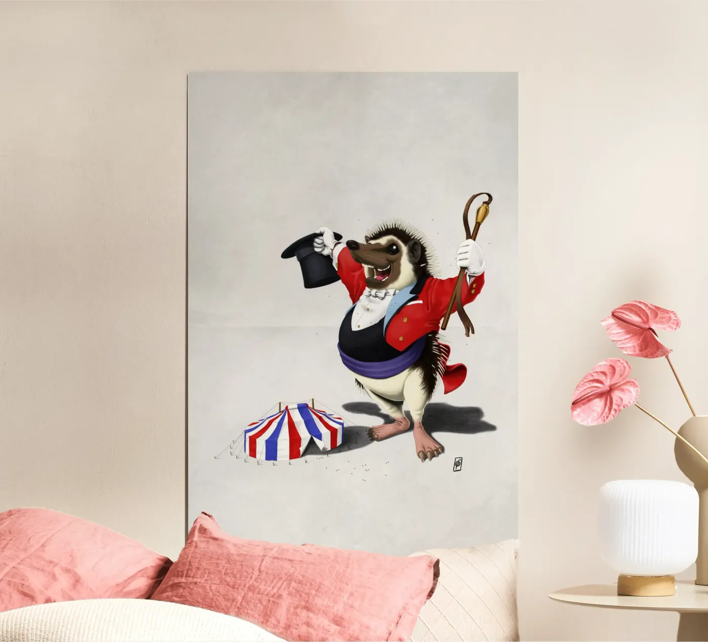 Itching to perform (Wordless) poster da Rob Art | Illustration