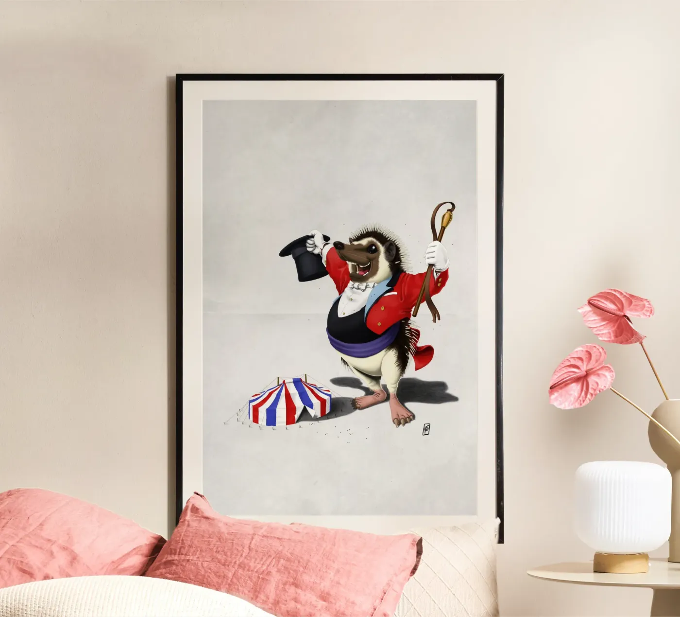 Itching to perform (Wordless) poster da Rob Art | Illustration