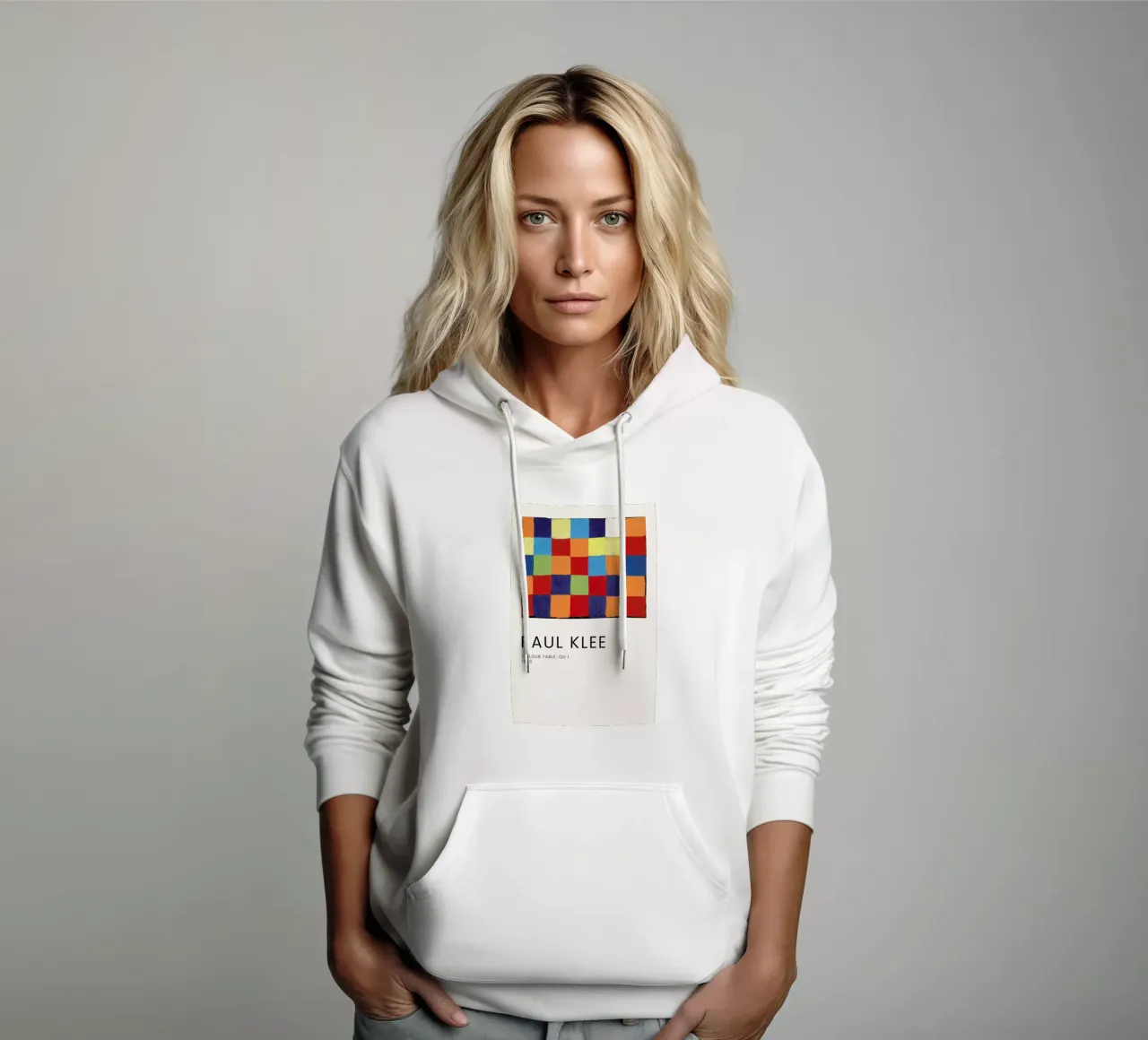 Klee - Colour Table, Qu 1 felpa con cappuccio da Vintage by JUNIQE