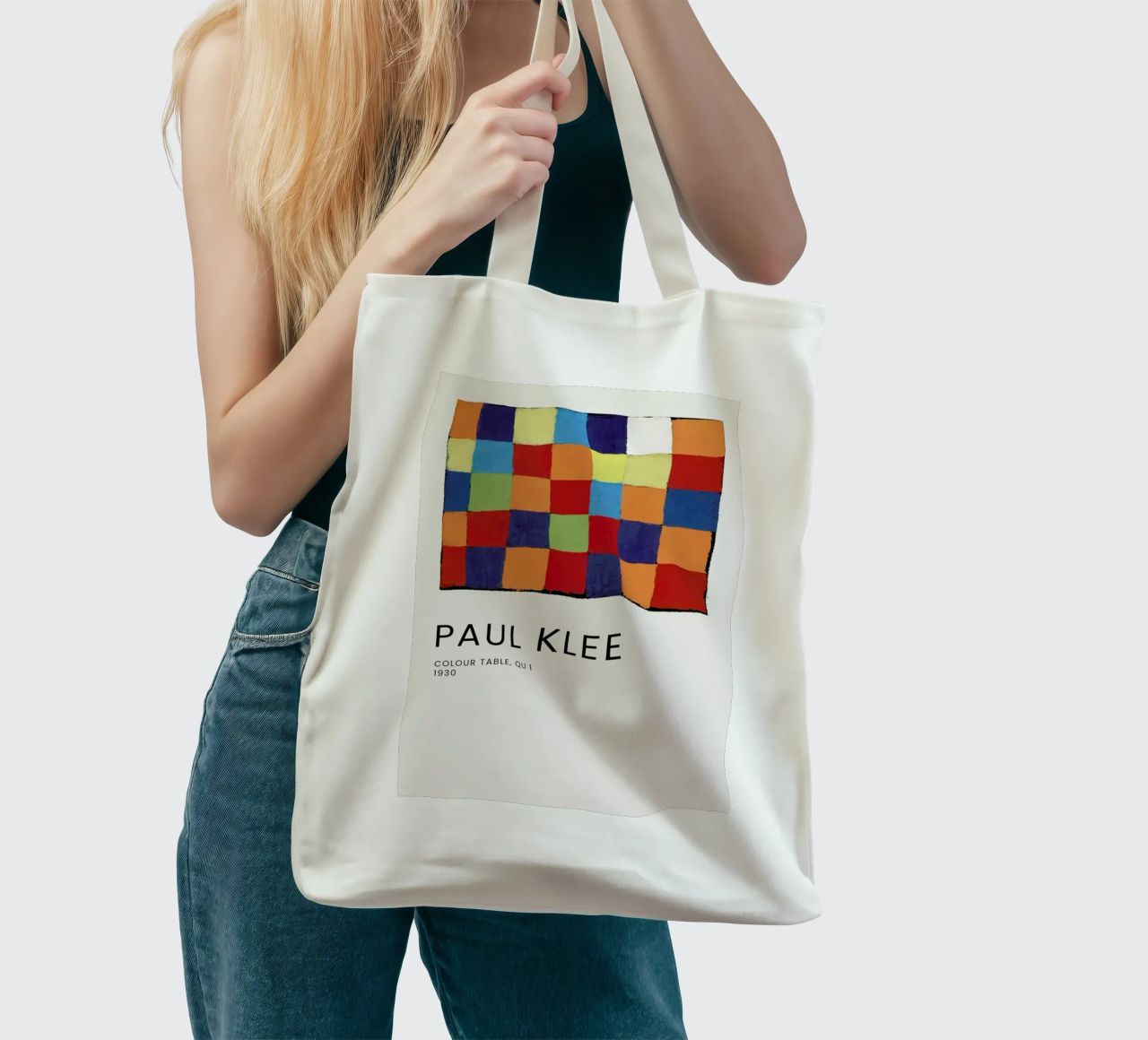 Klee - Colour Table, Qu 1 borsa in juta da Vintage by JUNIQE