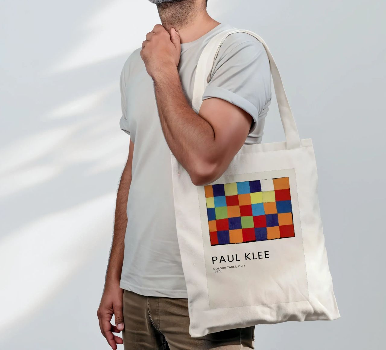 Klee - Colour Table, Qu 1 borsa in juta da Vintage by JUNIQE