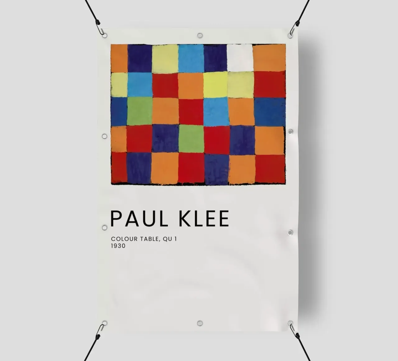 Klee - Colour Table, Qu 1 telo in pvc da Vintage by JUNIQE