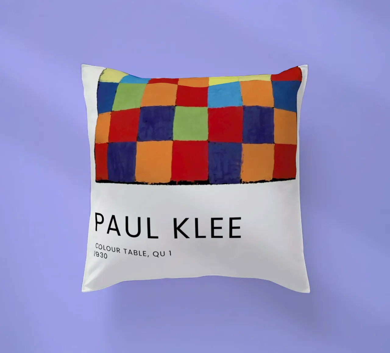 Klee - Colour Table, Qu 1 cuscino da Vintage by JUNIQE