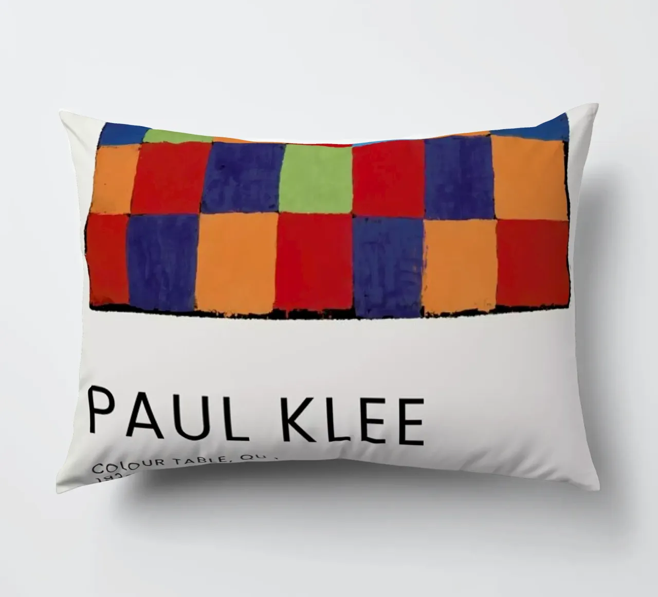 Klee - Colour Table, Qu 1 cuscino da Vintage by JUNIQE
